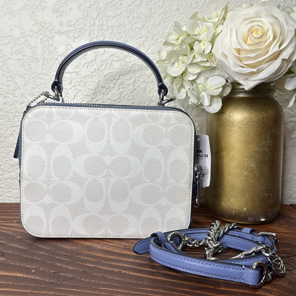 Disney X Coach Cinderella Crossbody Box Bag Purse NWT - Picture 4 of 15